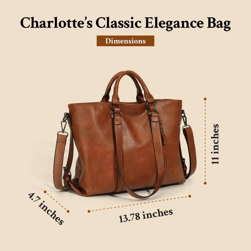 Klassieke elegantie Charlotte | Vintage Tote-handtassen