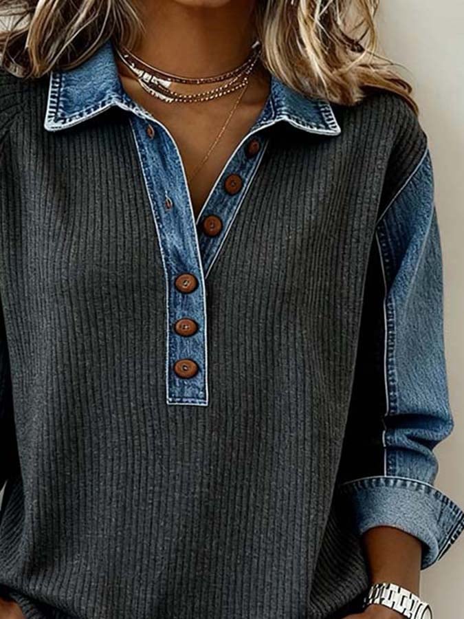 Stijlvolle Kleurblok Trui