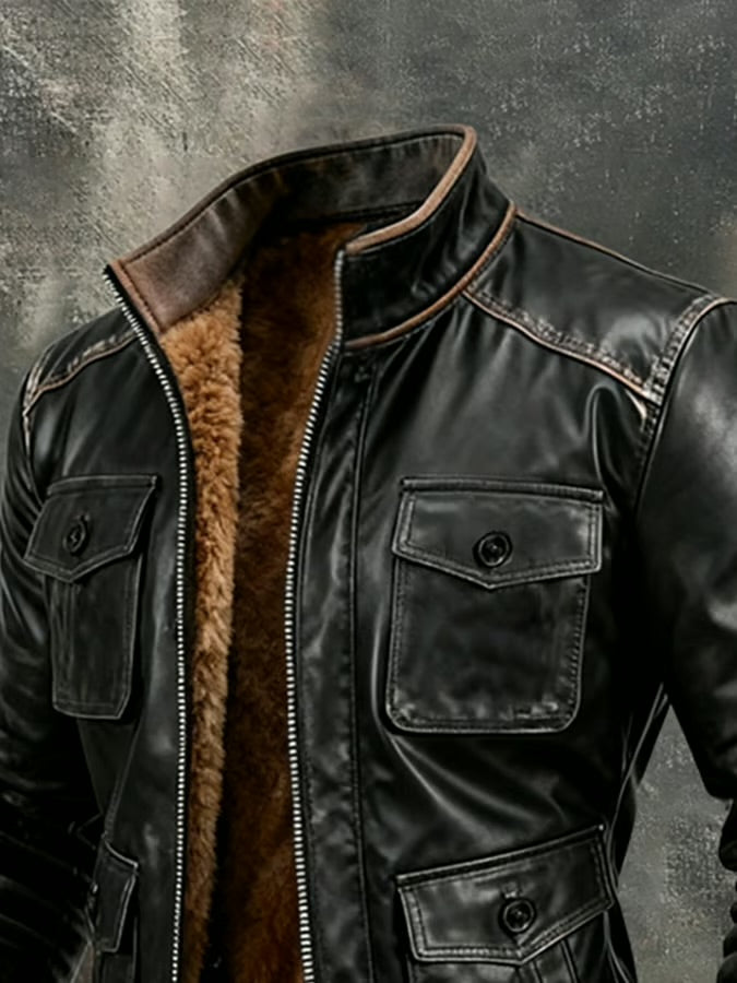 MATHIS - GEWATTEERDE FLEECE JAS VOOR HEREN