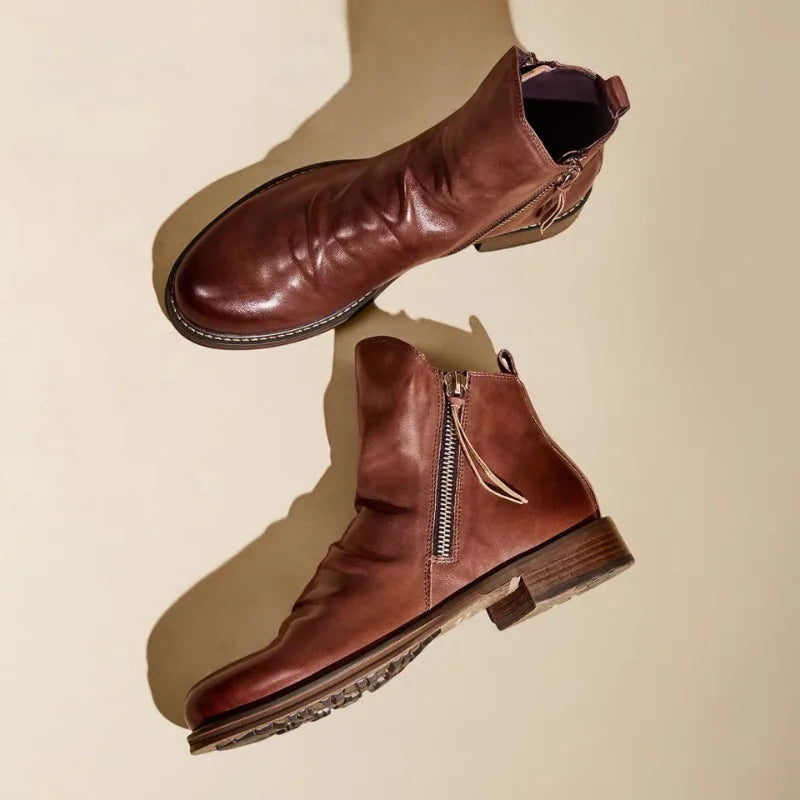 Owens | Leder Chelsea-Stiefel