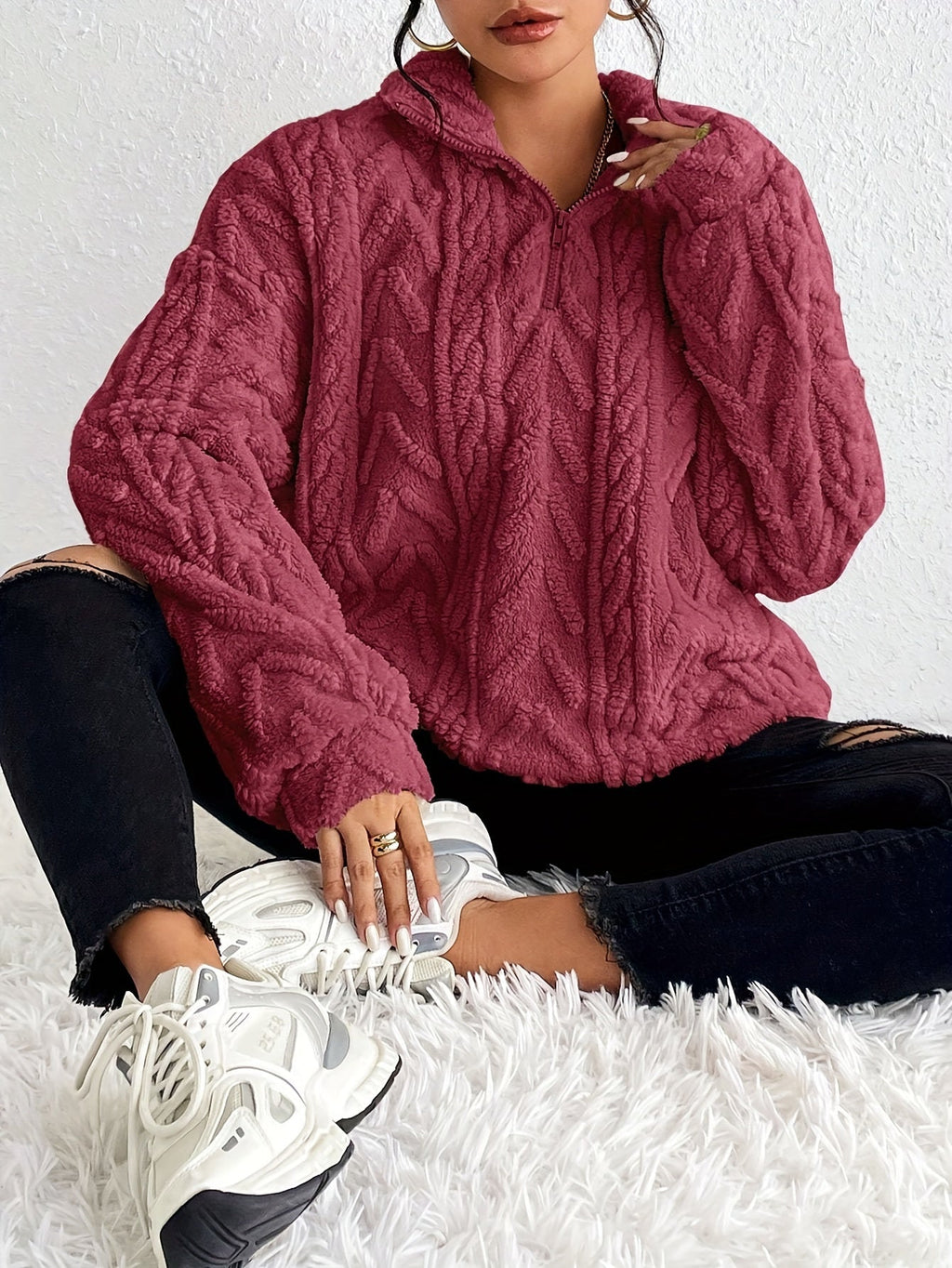 Elegante Fleece Trui