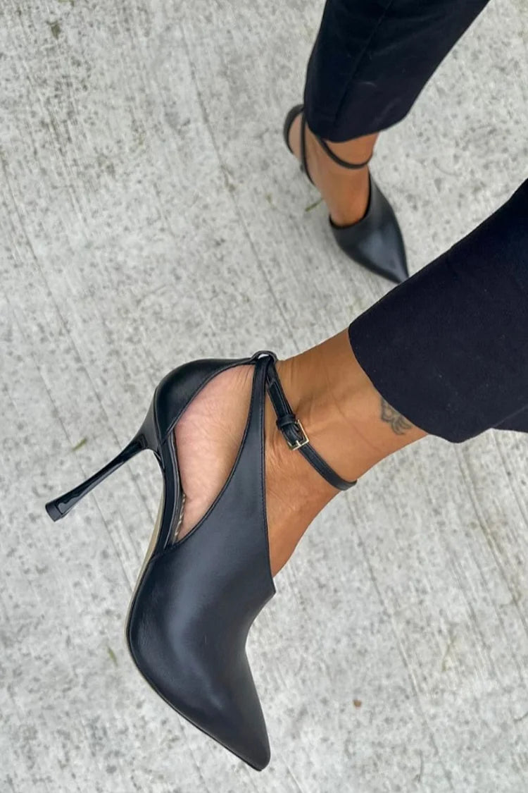 Puntige Pumps met Enkelband