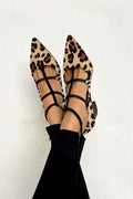 Animal Print Ballerina's met Bandjes