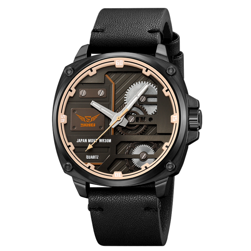 Herenhorloge van Leer Quartz™ – Olsen & Olsen