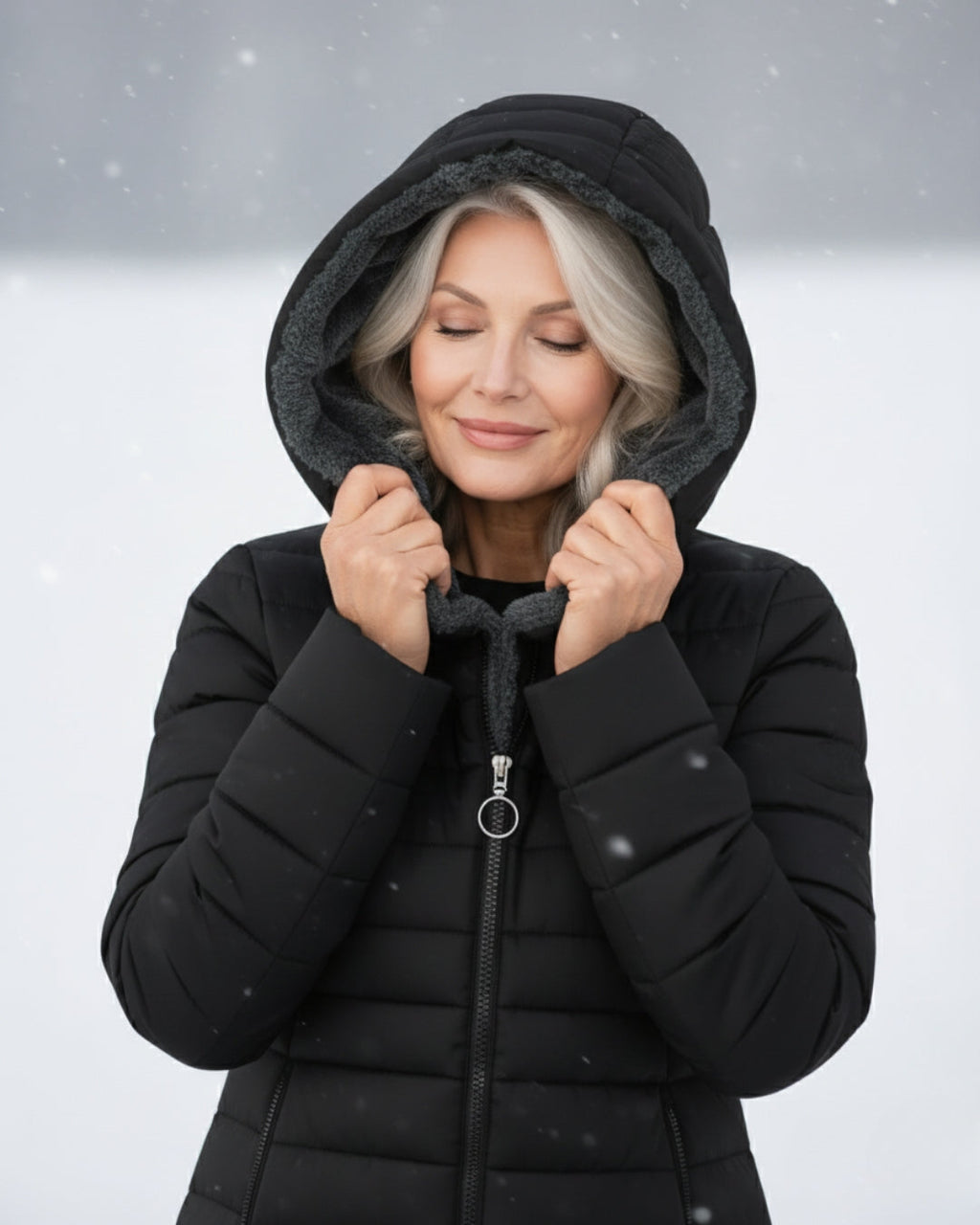 Clair | Gevoerde Pufferjas met Fleece