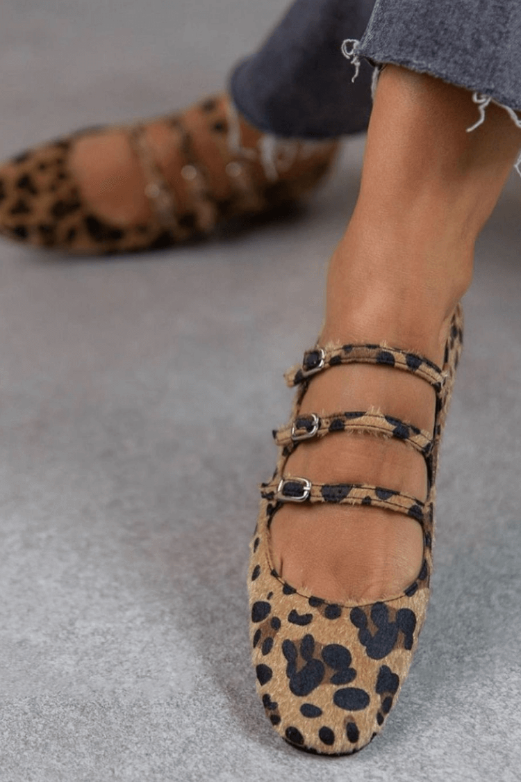 Luipaard Flats met Gesp