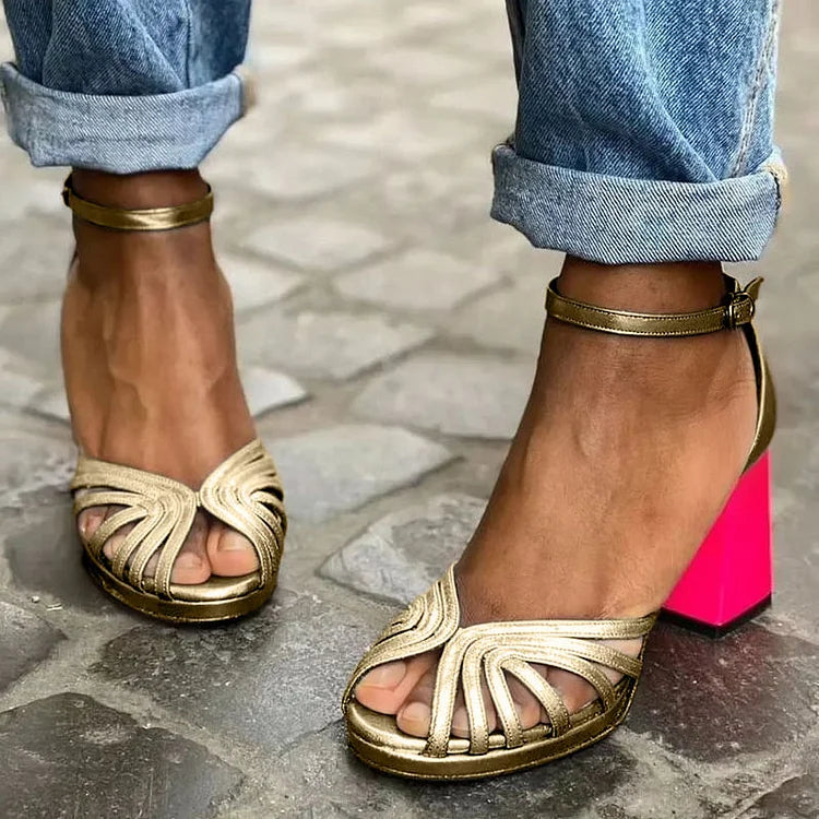 Contrast Hak Sandalen