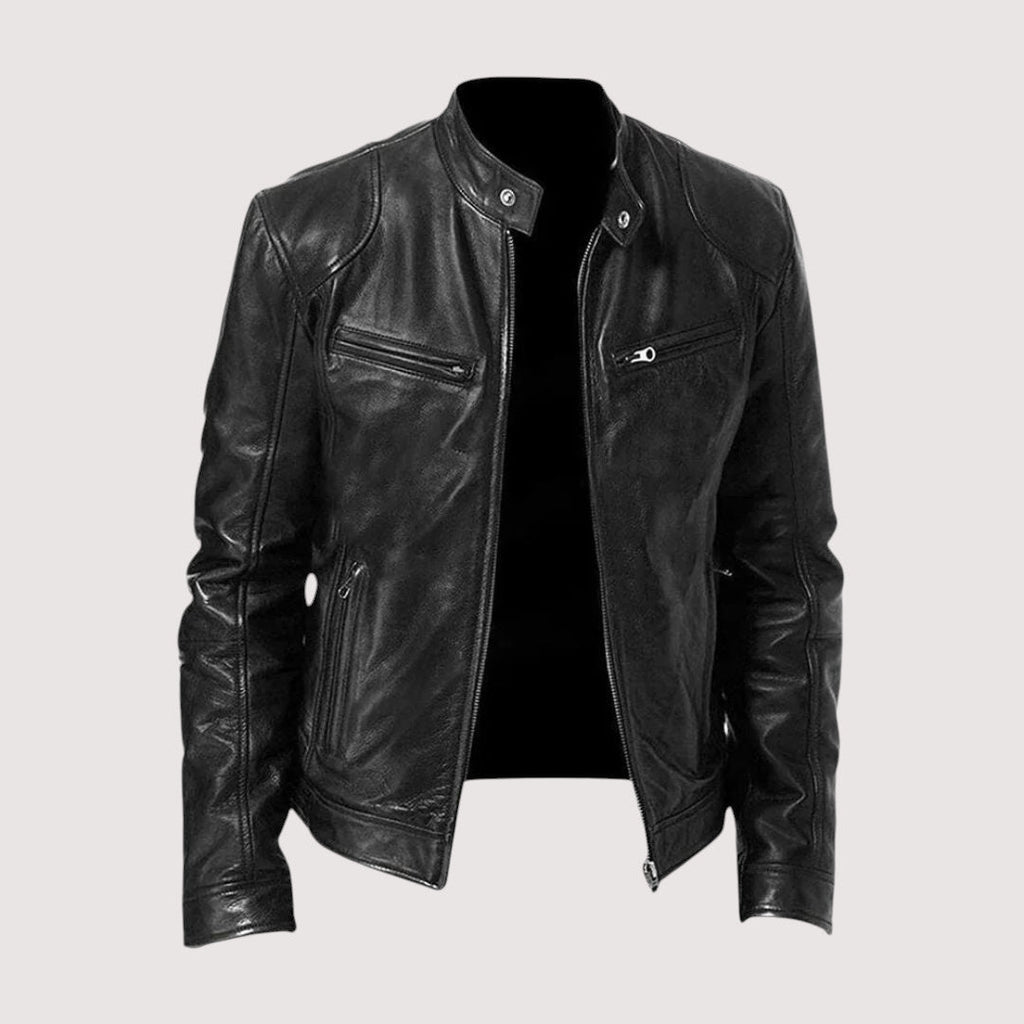 Daan - Luxe Leren Herenjas