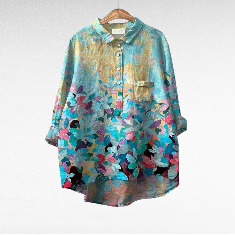 Aurore | Elegante Linnen Zomerblouse