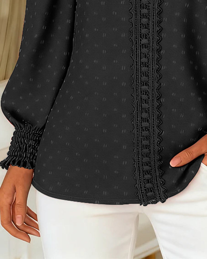 Femke - Elegante Top met Lange Mouwen