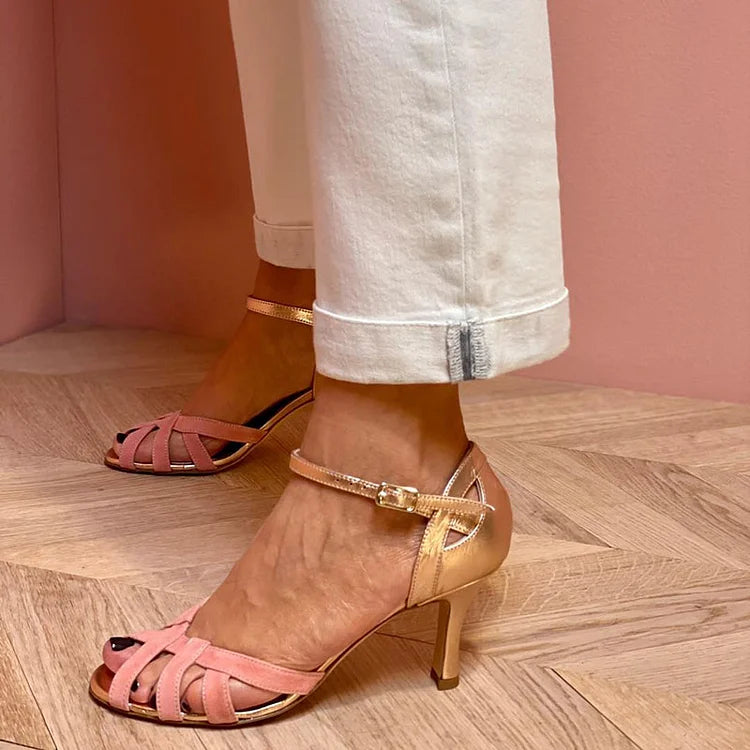 Hoge Hak Sandalen met Bandjes