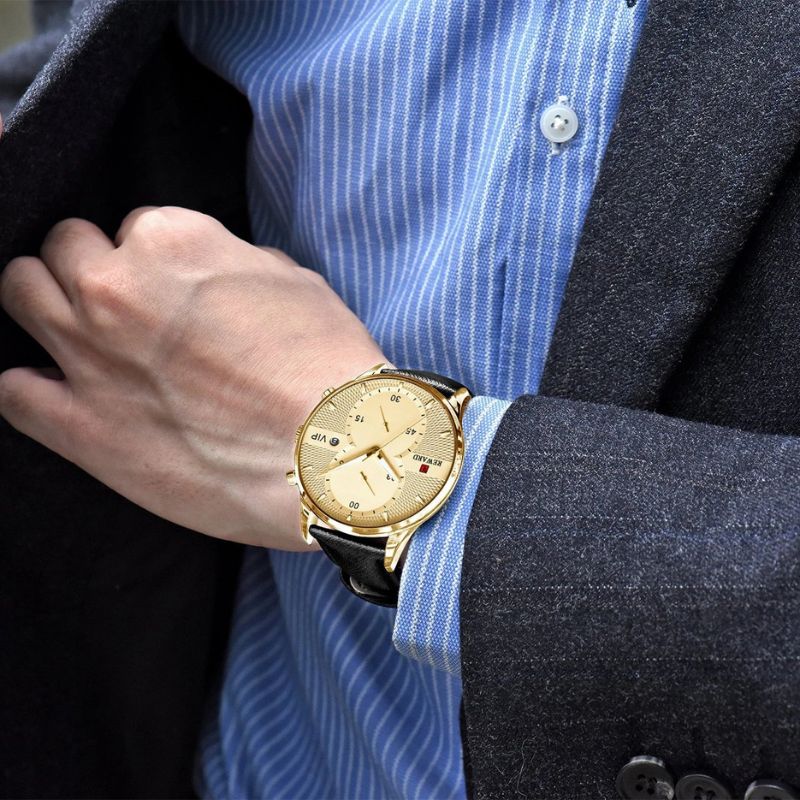 Luxe Quartz Chronograafhorloge - Olsen & Olsen