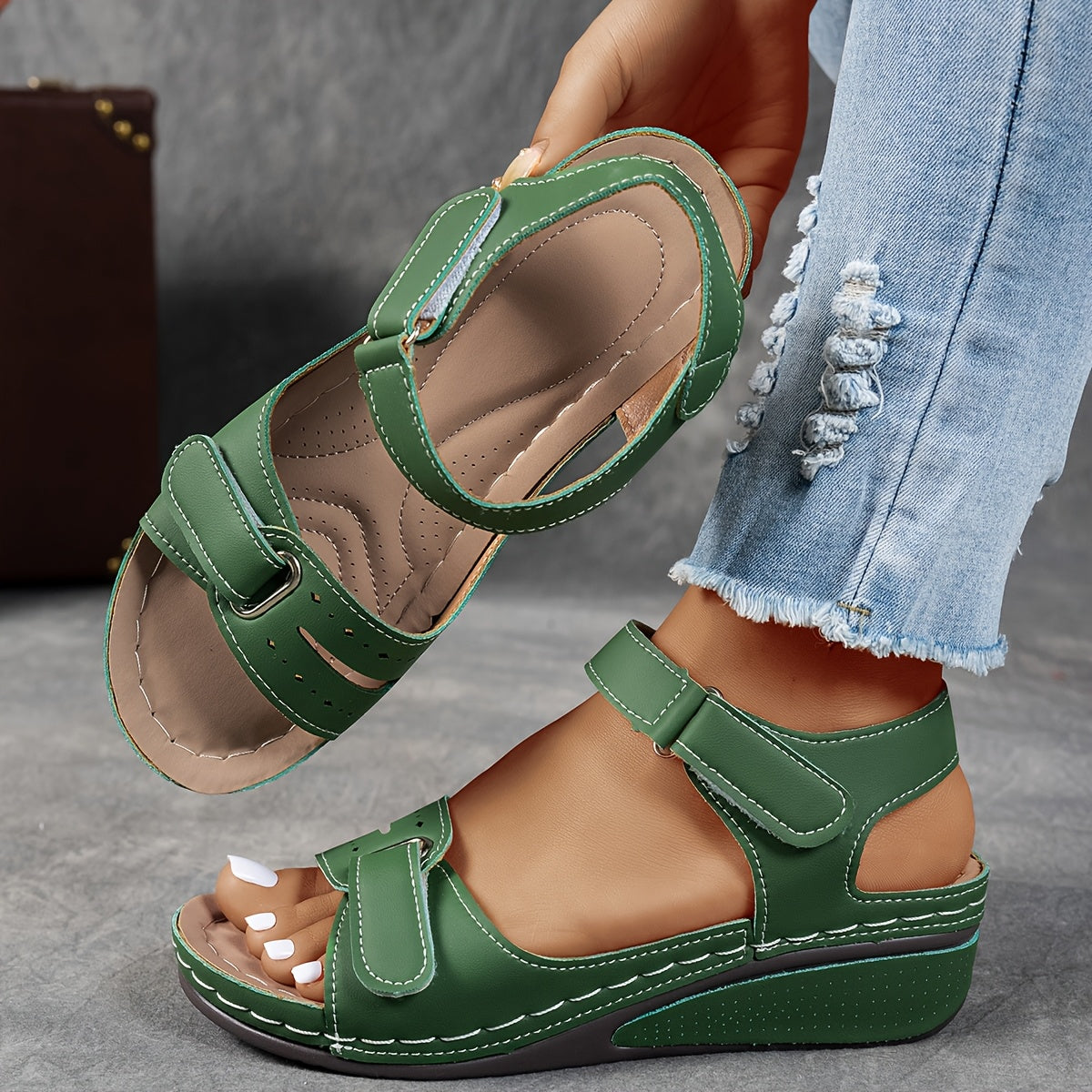 ELIANA ORTHOSTYLE | Orthopedische Zomersandalen met Totaal Comfort en Dagelijkse Elegantie