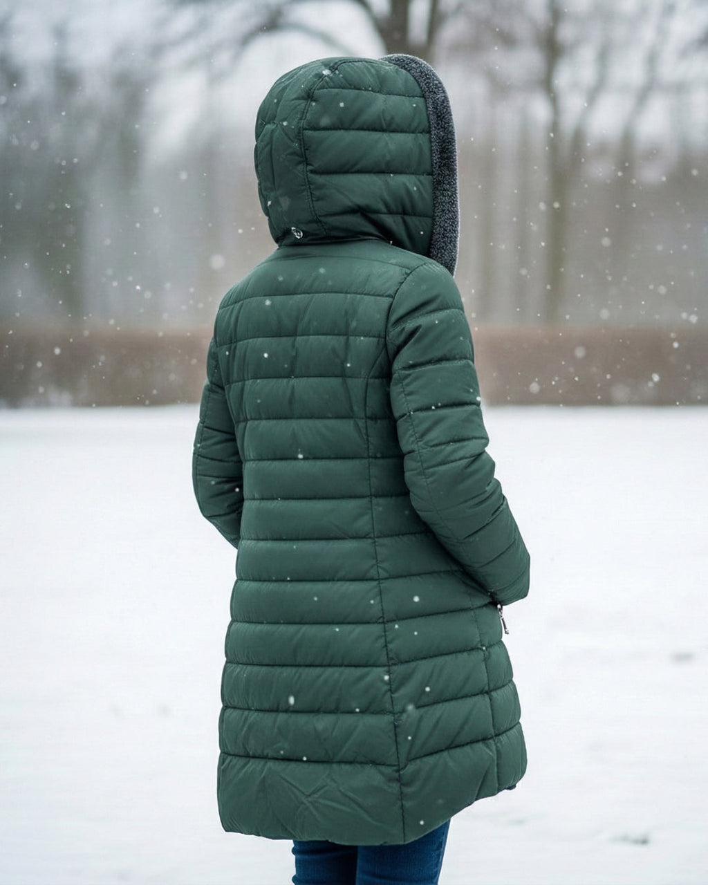 Clair | Gevoerde Pufferjas met Fleece