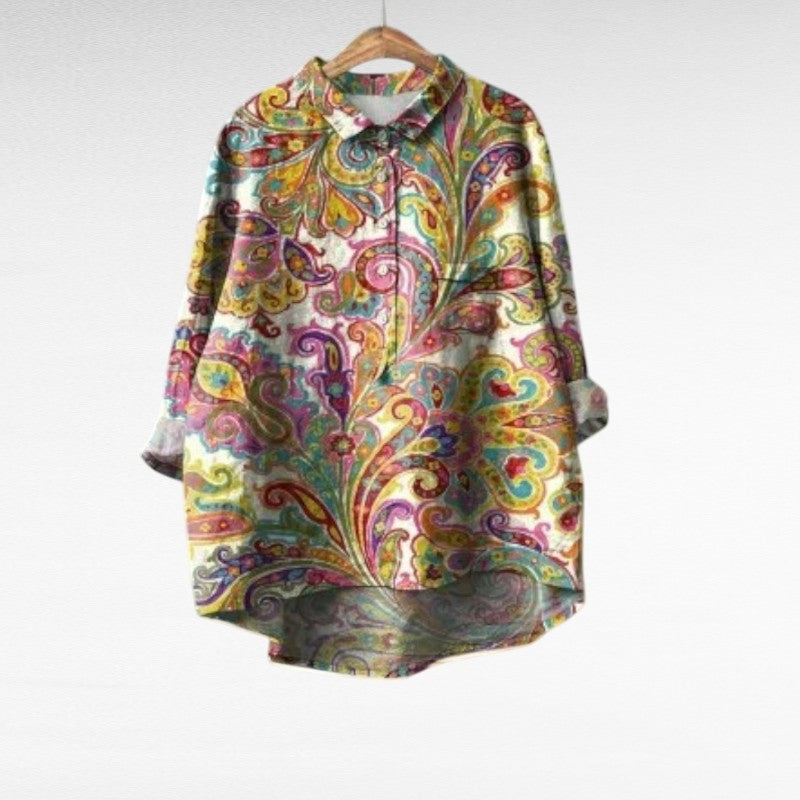 Élisa | Elegante Linnen Zomerblouse
