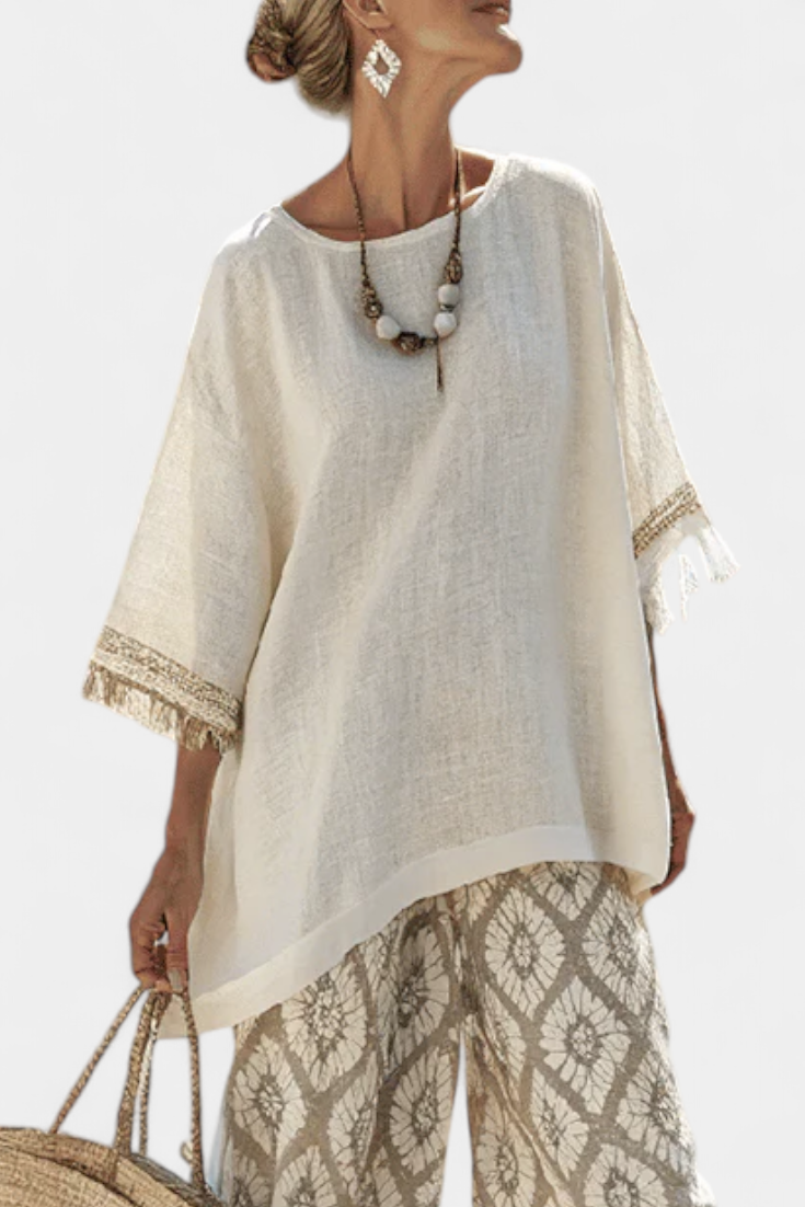 Tara - Verfijnde Top & Casual Broeken Set