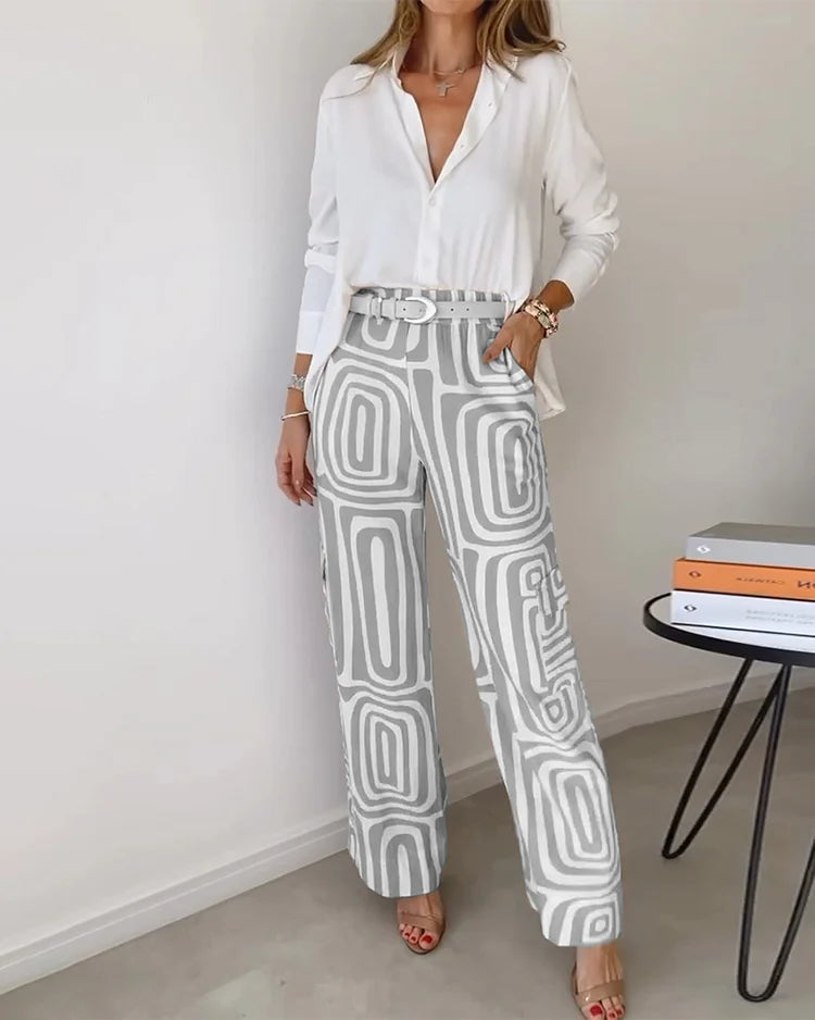Lysa – Comfortabele Stijlvolle Broek (met Gratis Blouse)