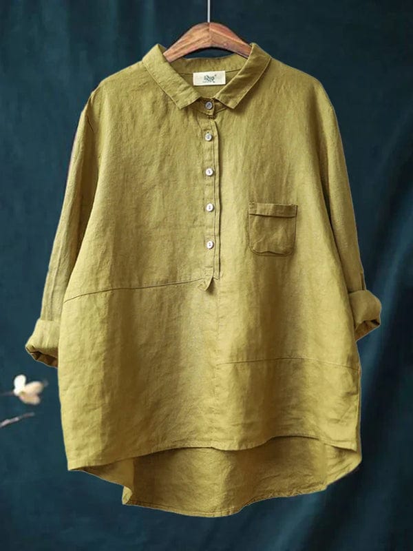 Elvie | Elegante Linnen Zomerblouse