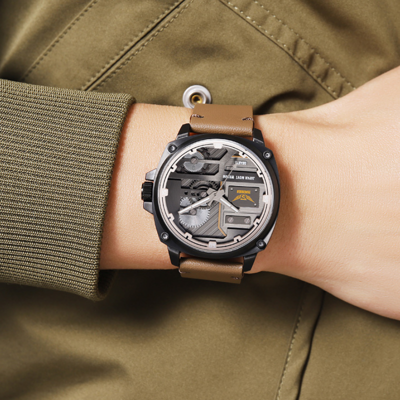 Herenhorloge van Leer Quartz™ – Olsen & Olsen