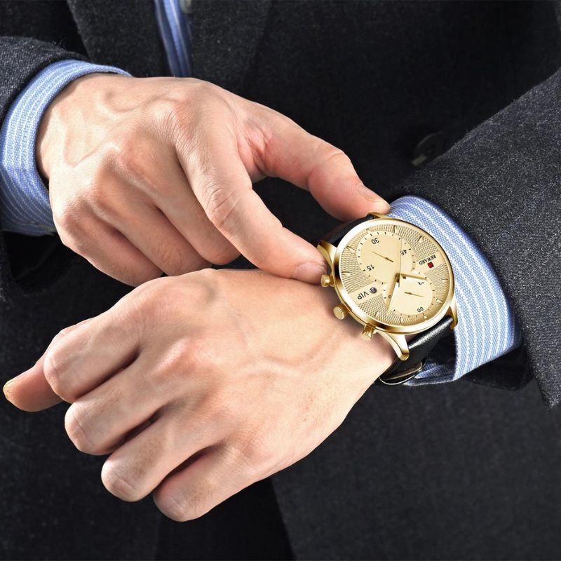 Luxe Quartz Chronograafhorloge - Olsen & Olsen