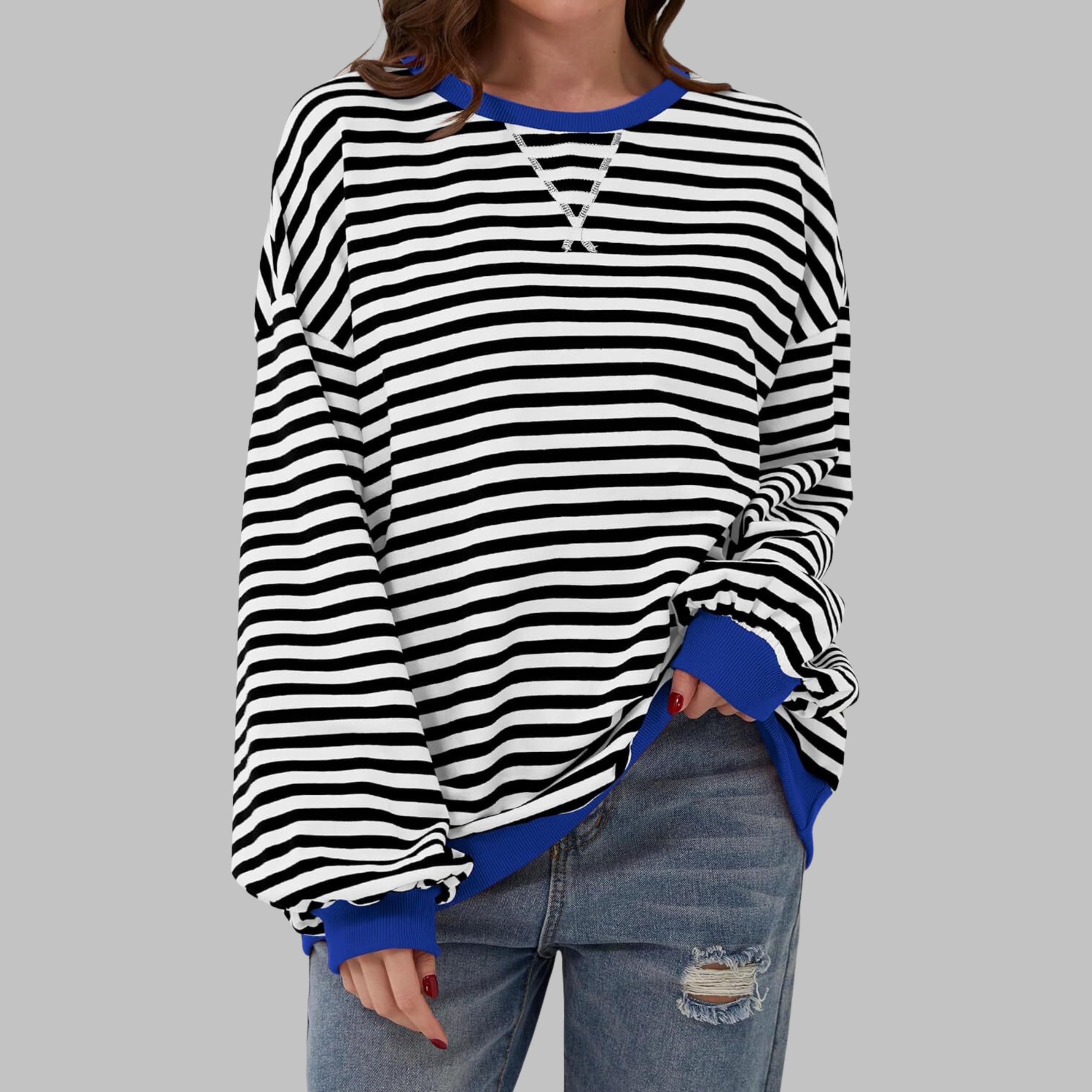 Amy – Casual Gestreepte Trui