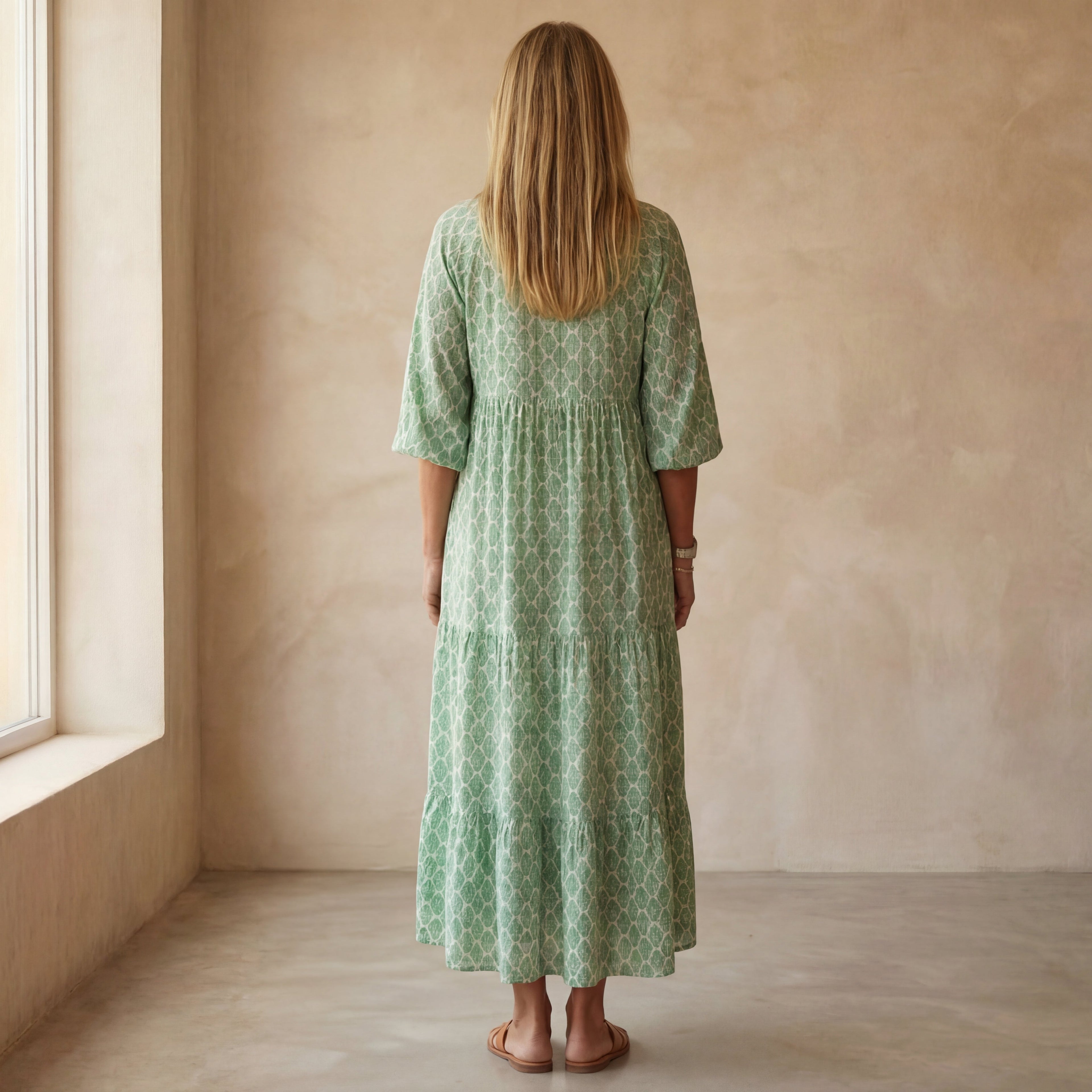 Sophie - Comfortabele Lange Jurk
