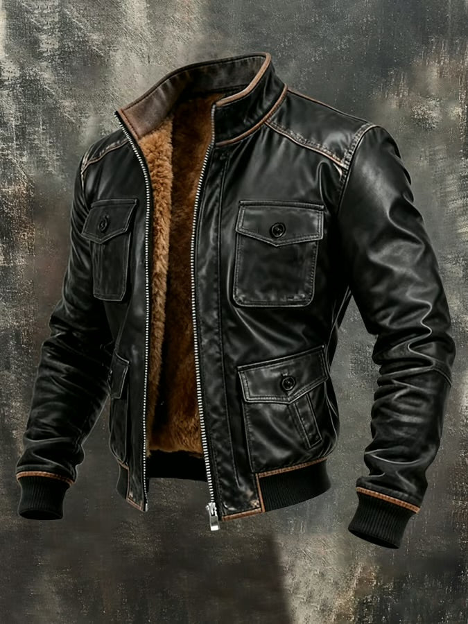 MATHIS - GEWATTEERDE FLEECE JAS VOOR HEREN