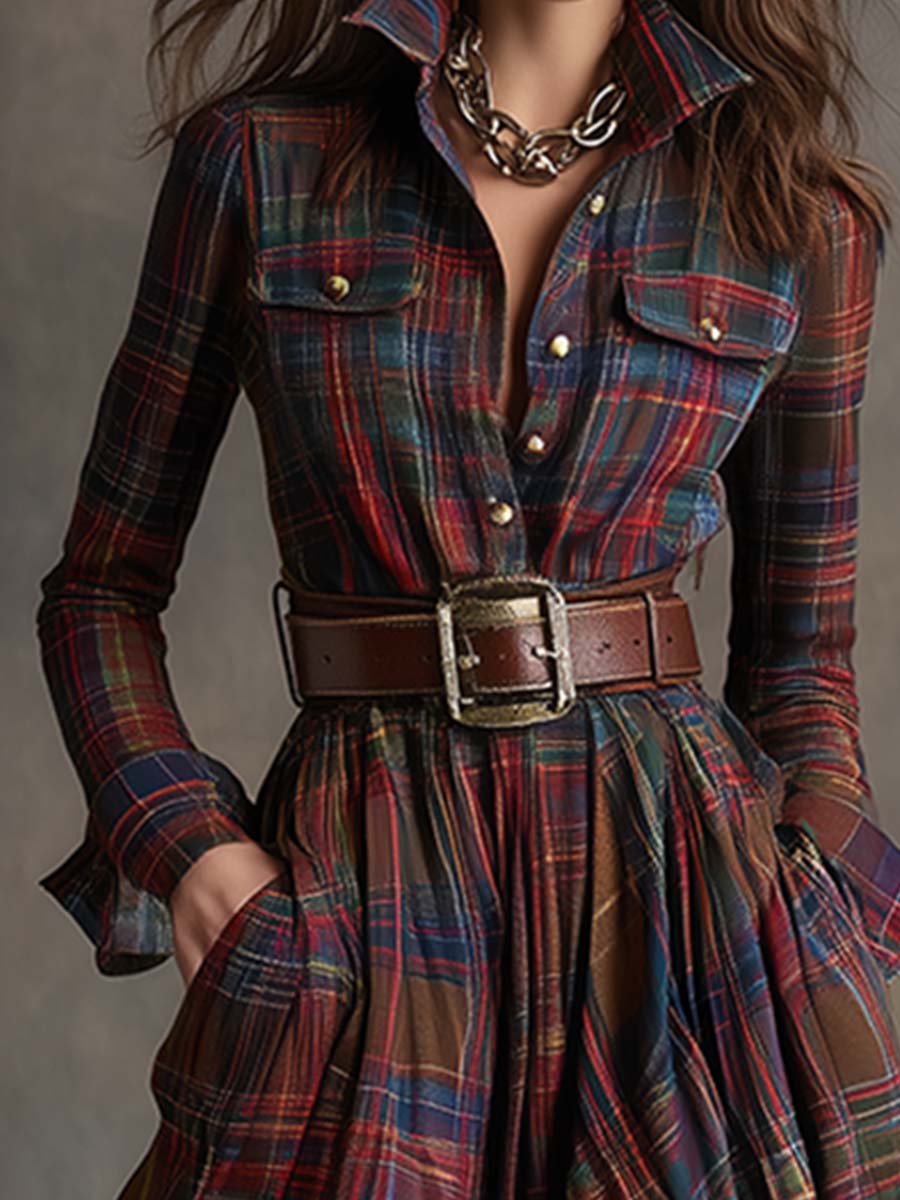 Scarlett | Jurk met ceintuur