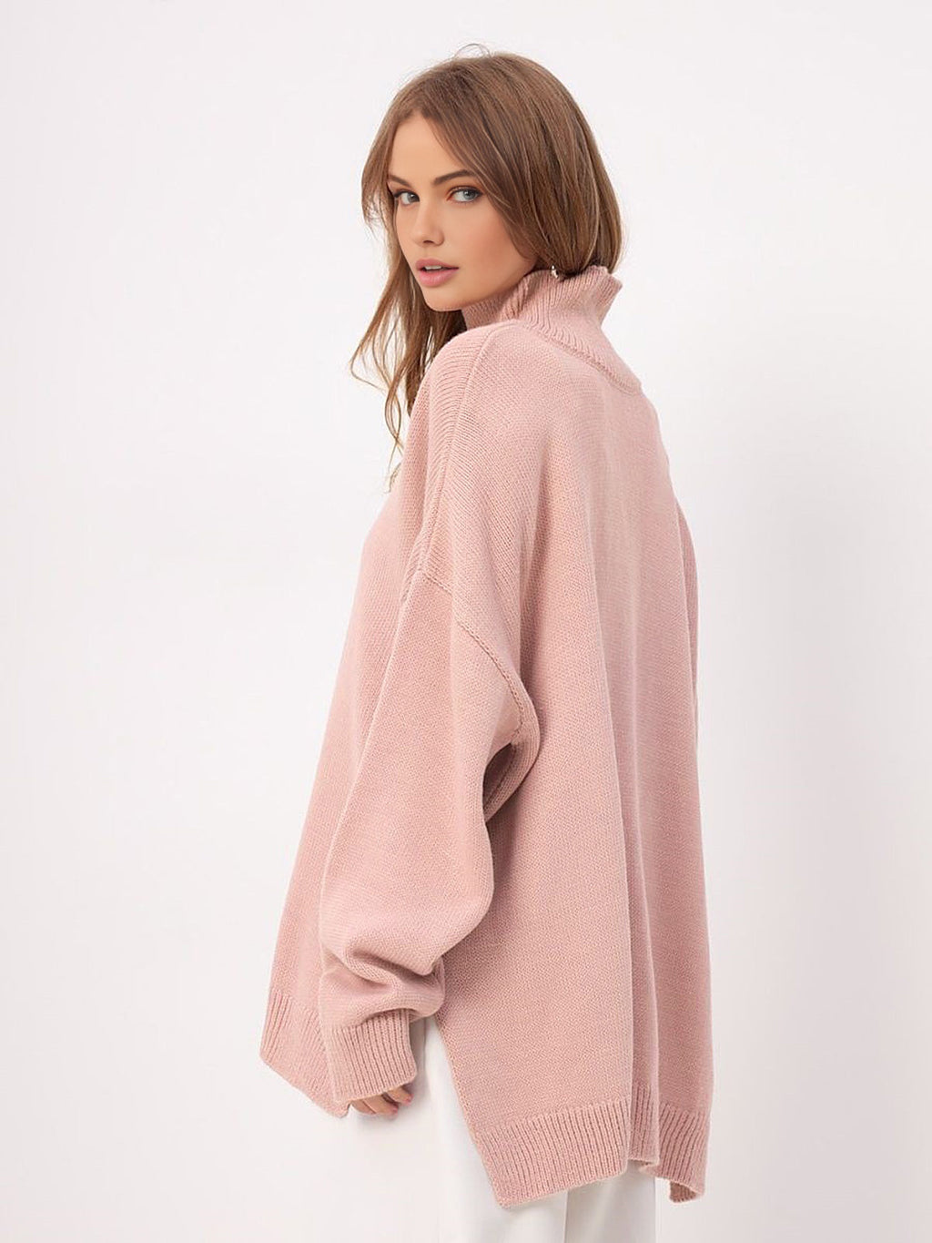 Oversized Trui met Split