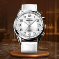 Sportief Casual Horloge Wit – Olsen & Olsen