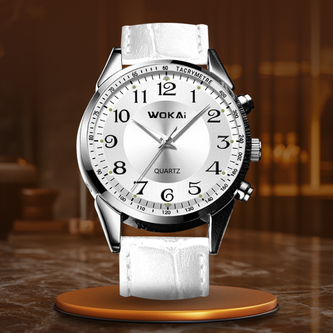 Sportief Casual Horloge Wit – Olsen & Olsen