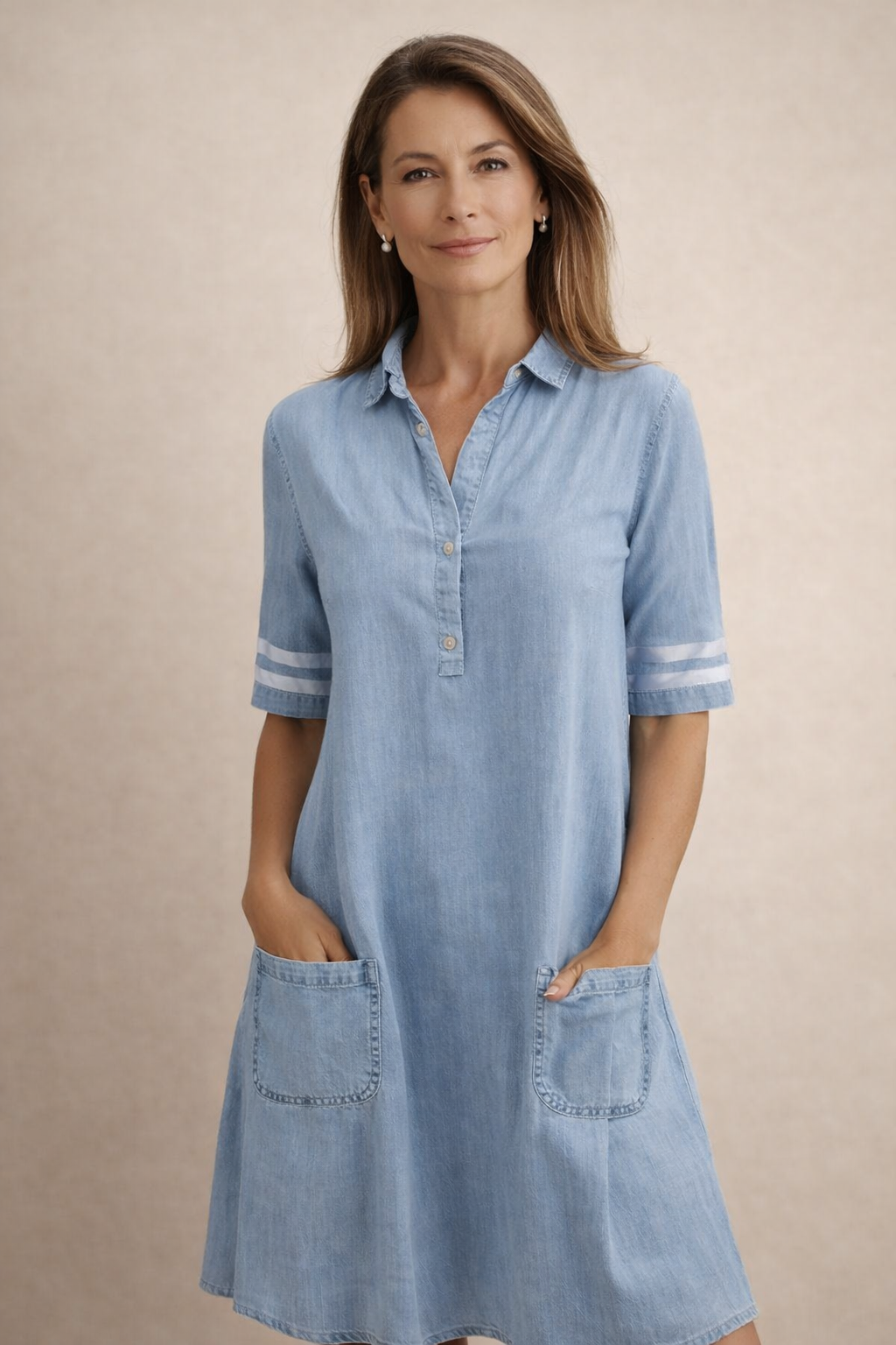 Eleanor - Casual Denim Jurk