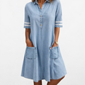Eleanor - Casual Denim Jurk