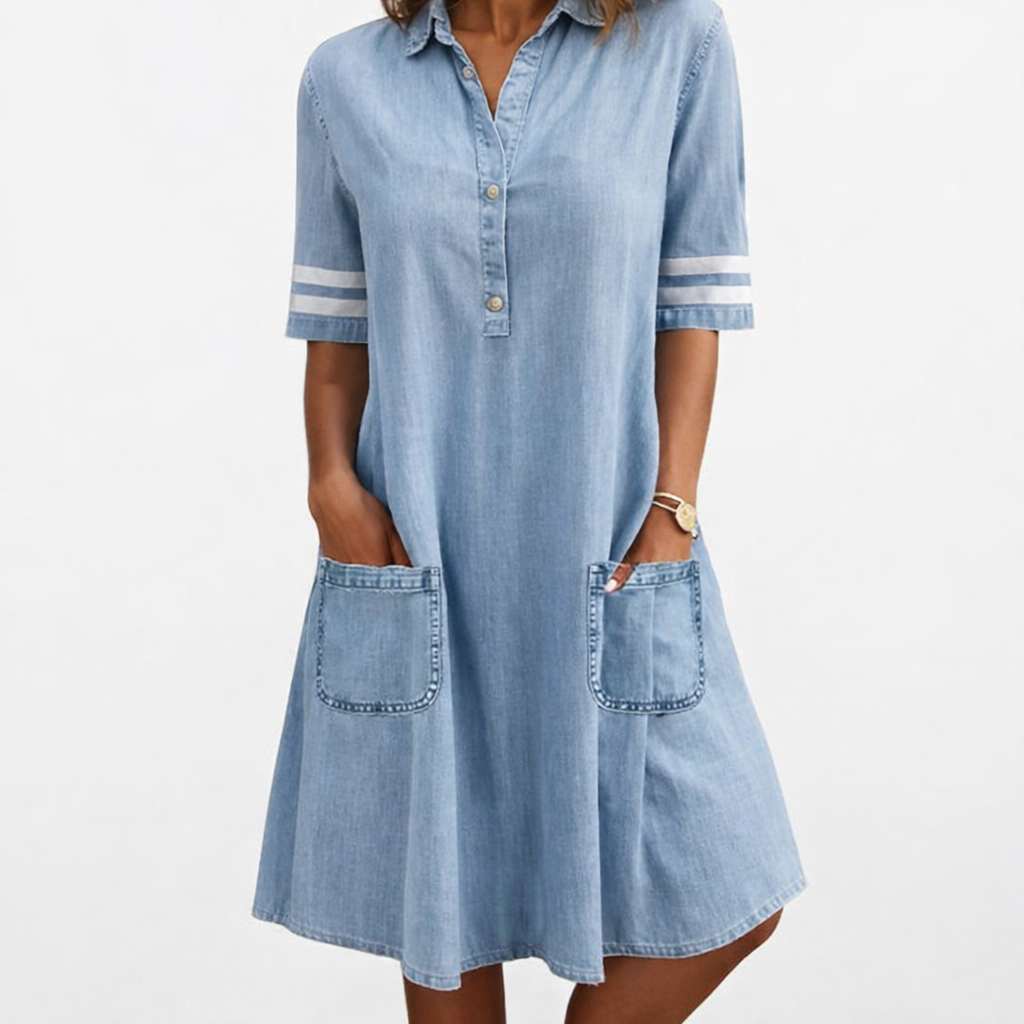 Eleanor - Casual Denim Jurk