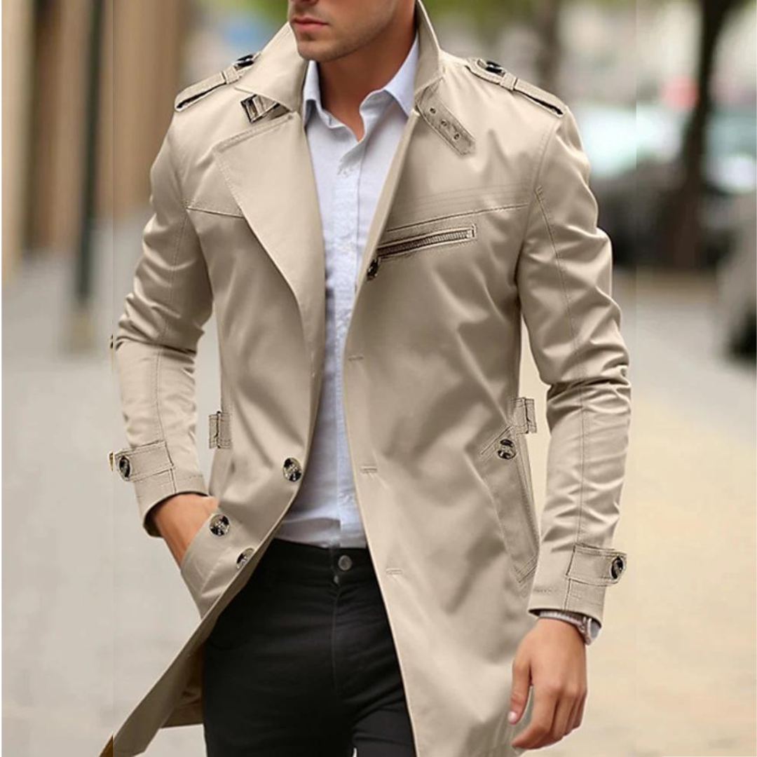 Dylan | Klassieke trenchcoat