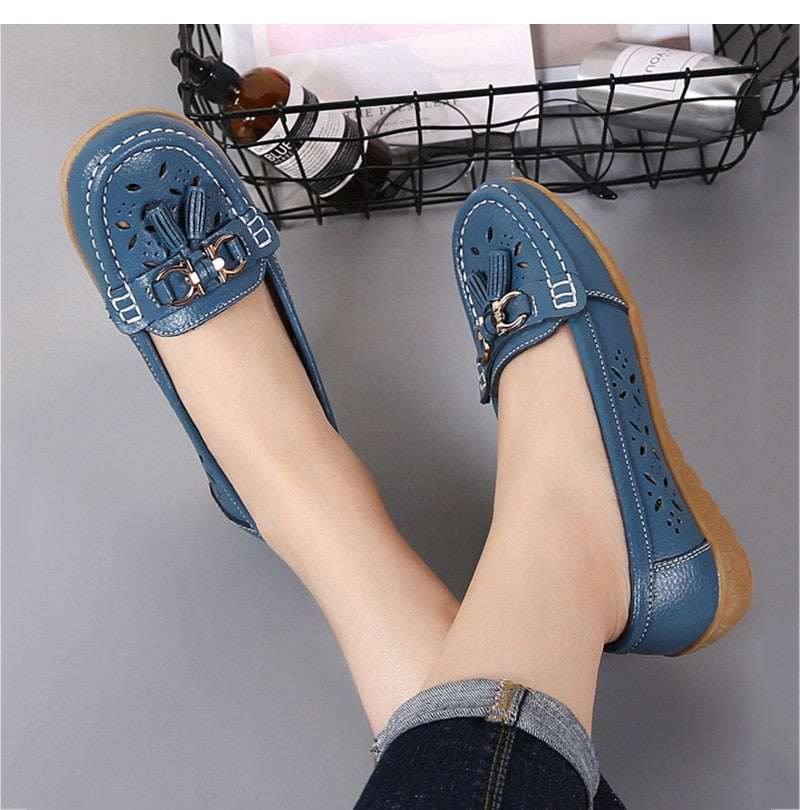 Livia | Elegante en Ademend Mocassins