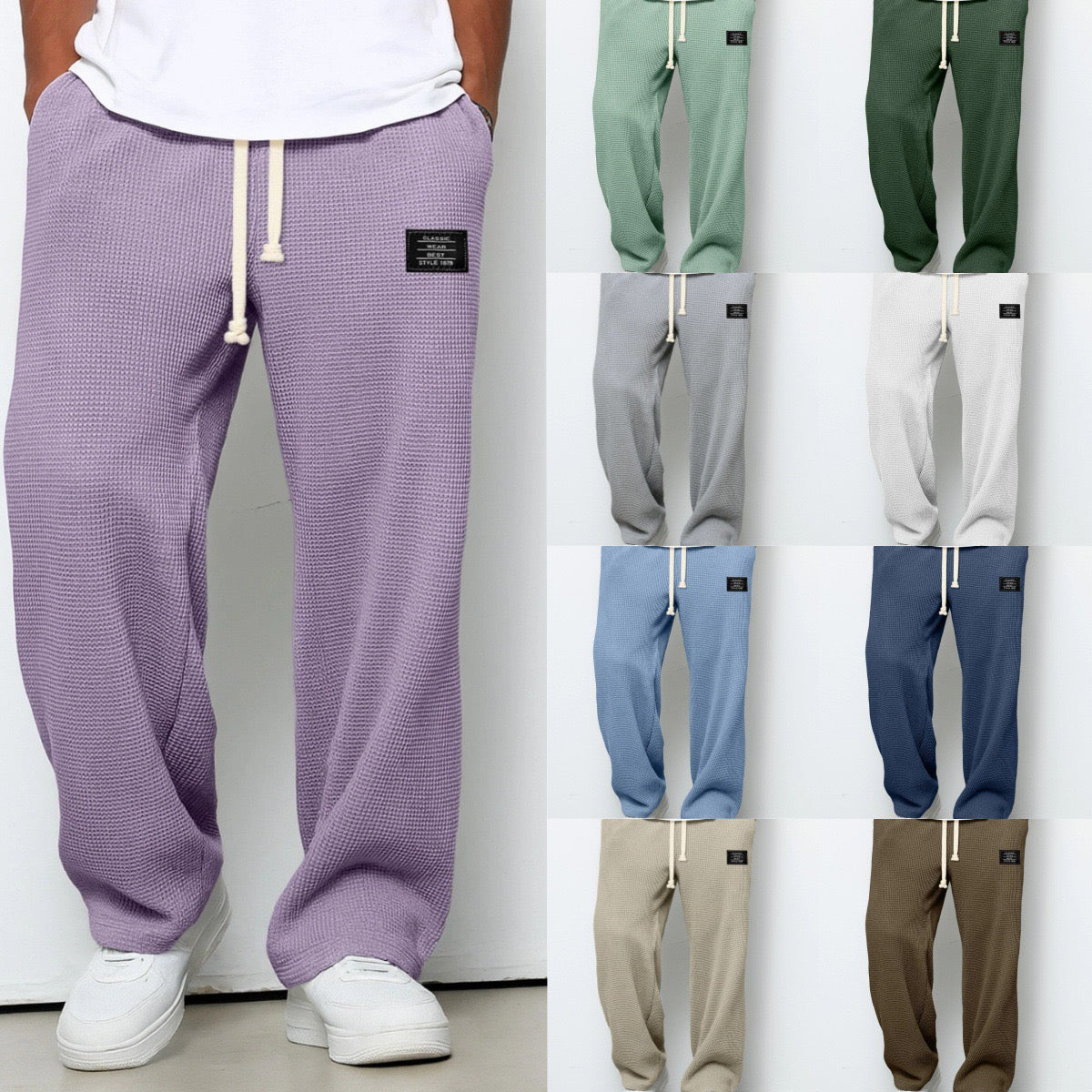 Brian | Comfort Fit Broek - Zacht, Ademend & Stijlvol (Lichtblauw)