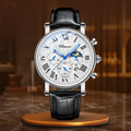 Luxe Leren Polshorloge – Olsen & Olsen