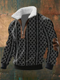Daniel – Gebreide Quarter-Zip Trui met Gevoerde Kraag