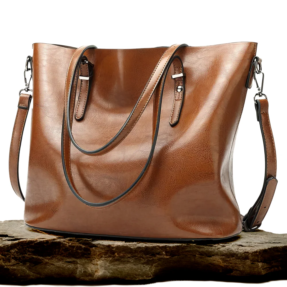 Nicole | Vintage Leren Schoudertas