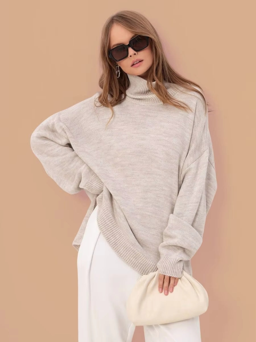 Oversized Trui met Split