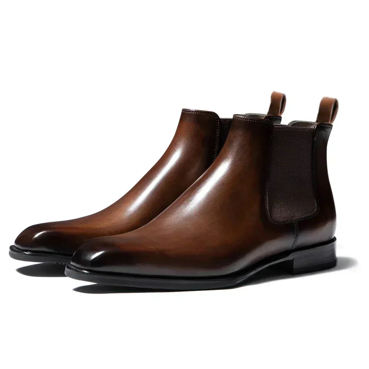 Bryce | Lackleder Chelsea-laarzen