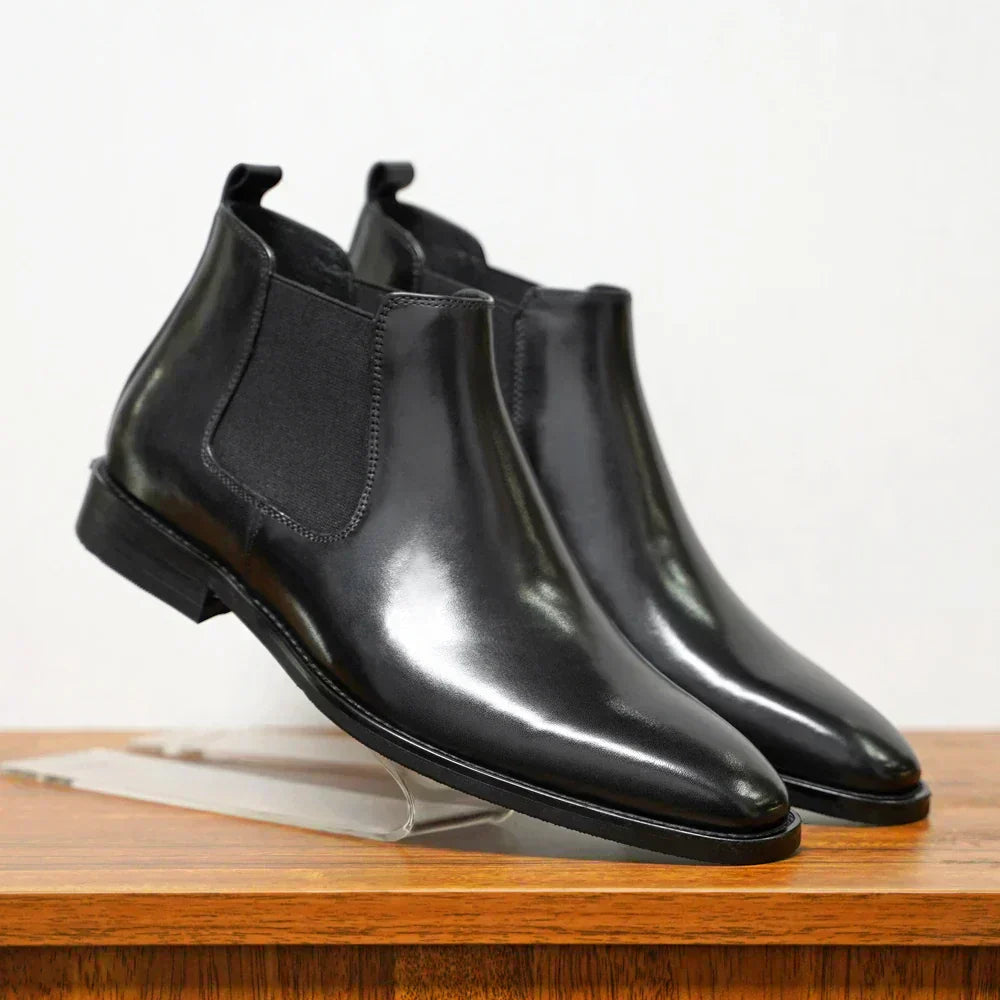 Bryce | Lackleder Chelsea-laarzen