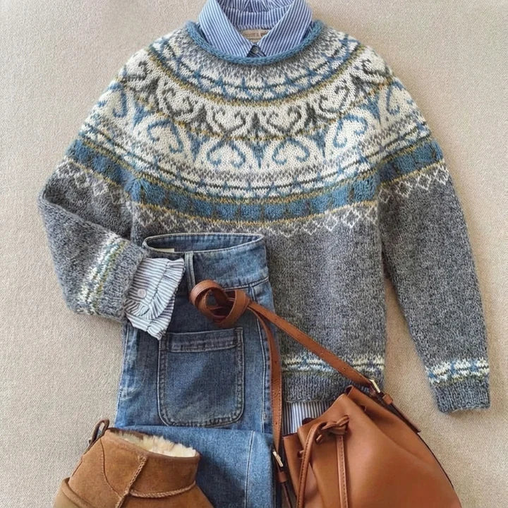 Eline - Elegante Vintage Trui