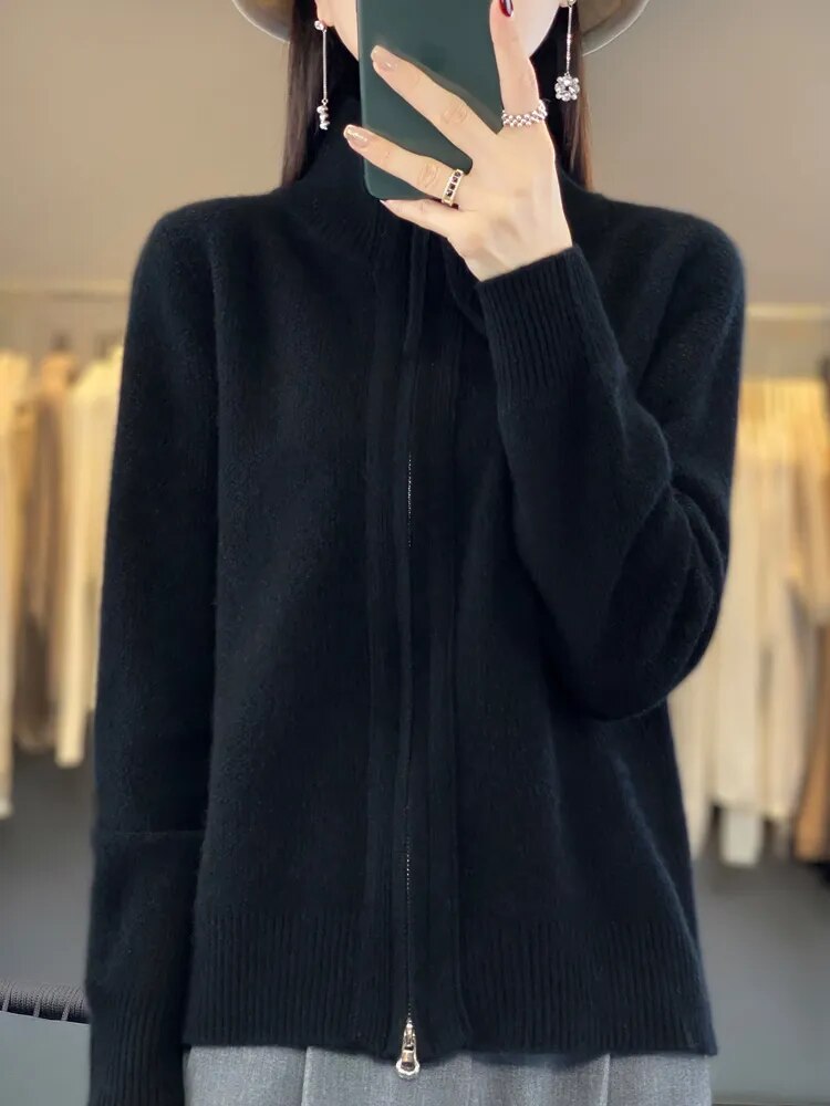 Cozy Zip-Up Cardigan