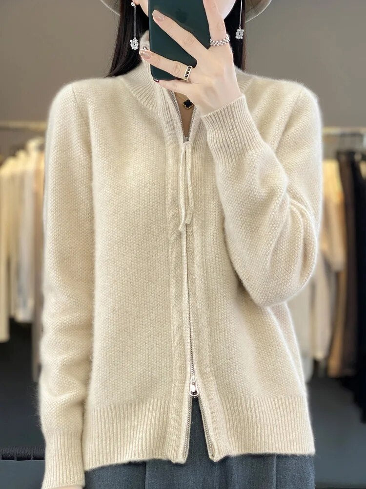 Cozy Zip-Up Cardigan