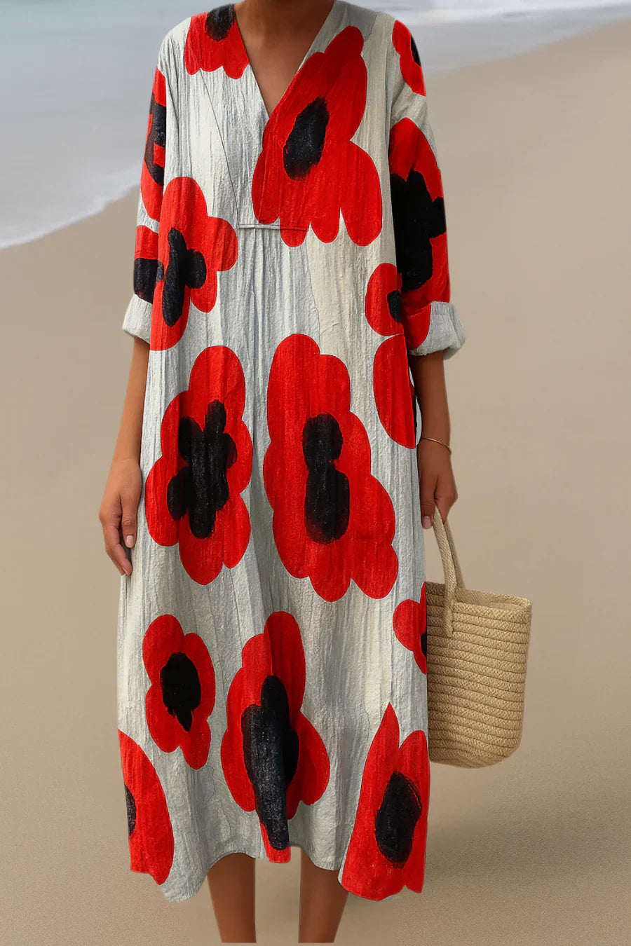 ELARA™ | FLORALE MAXI JURK