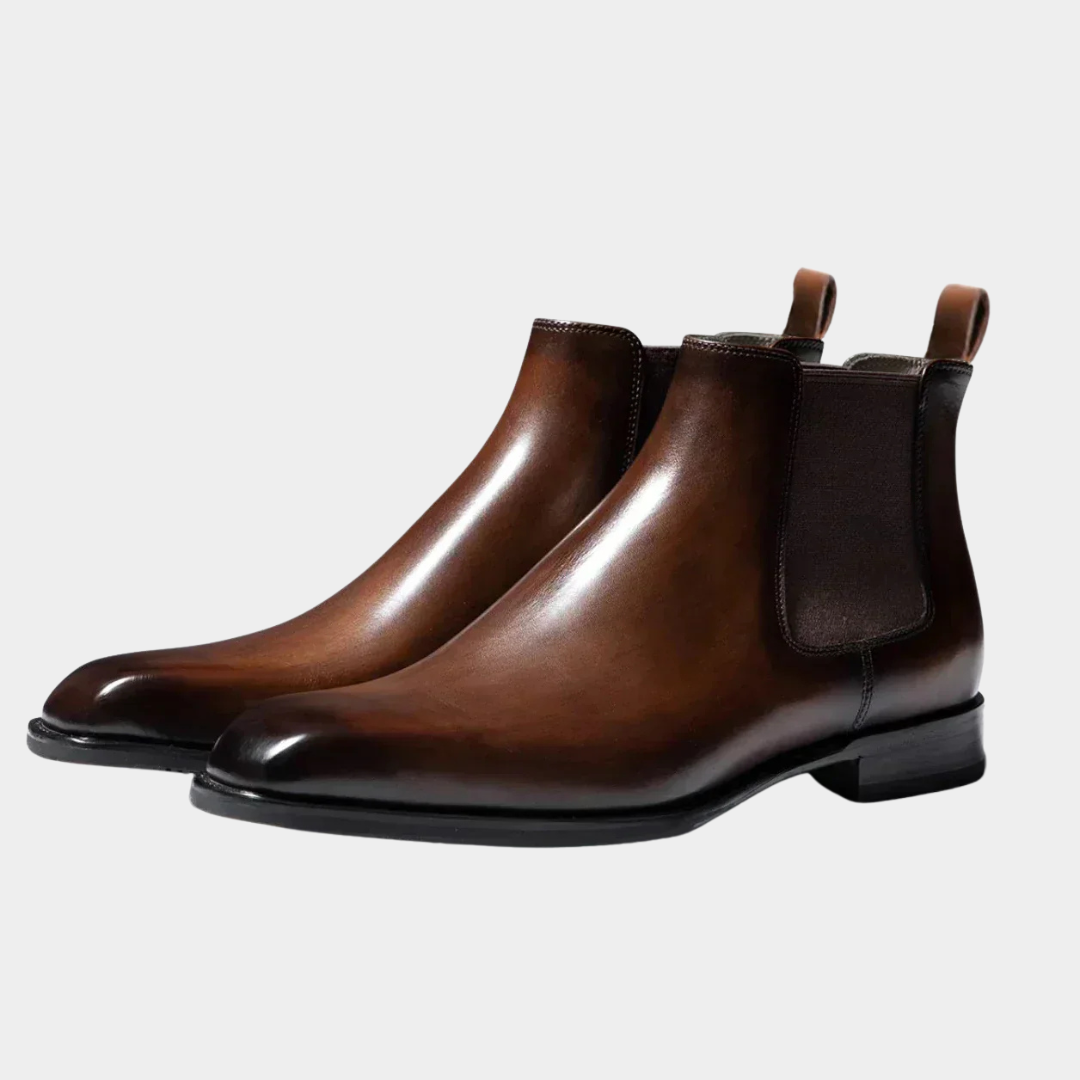 Bryce | Lackleder Chelsea-laarzen