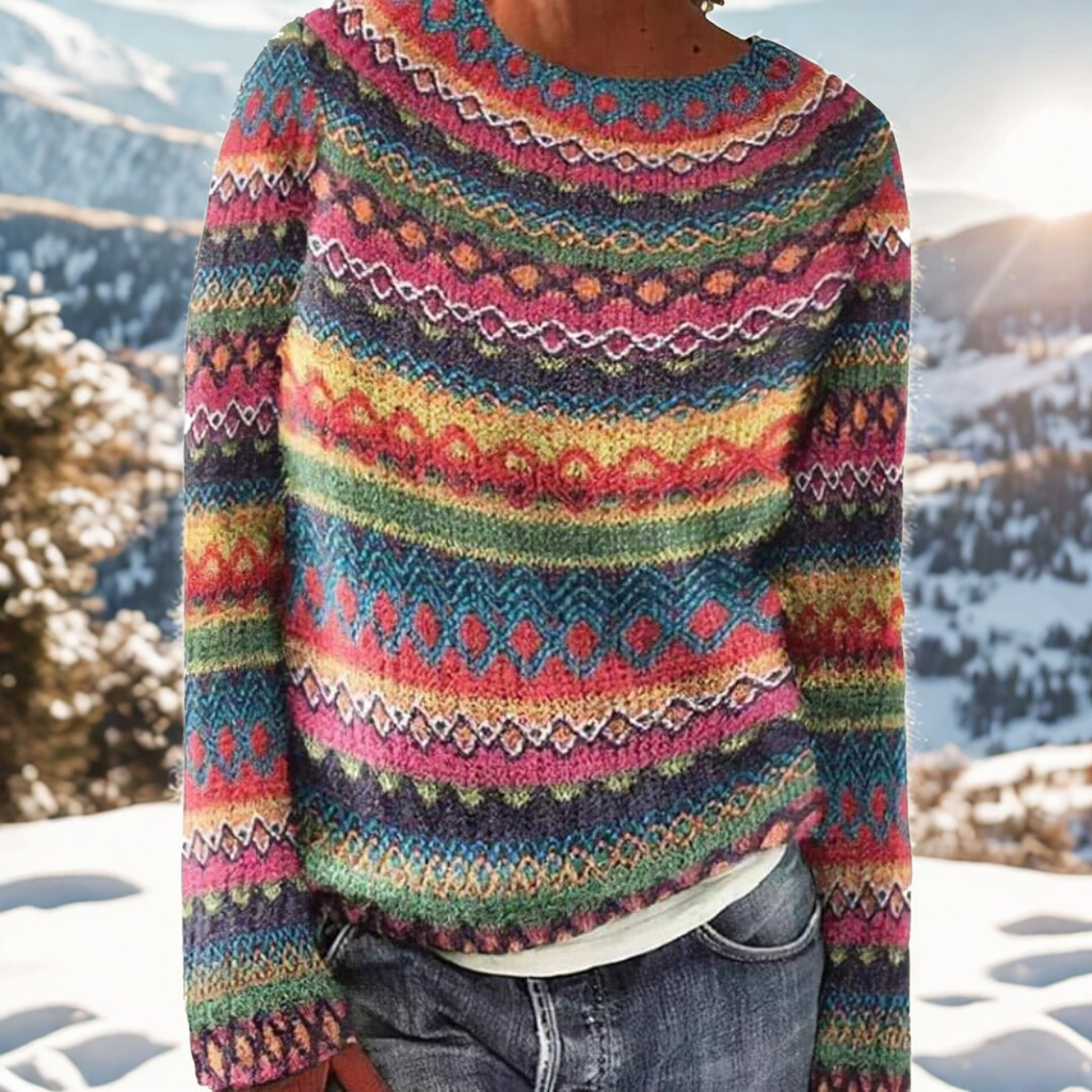 Liv – Wintertrui met tijdloos Scandinavisch patroon