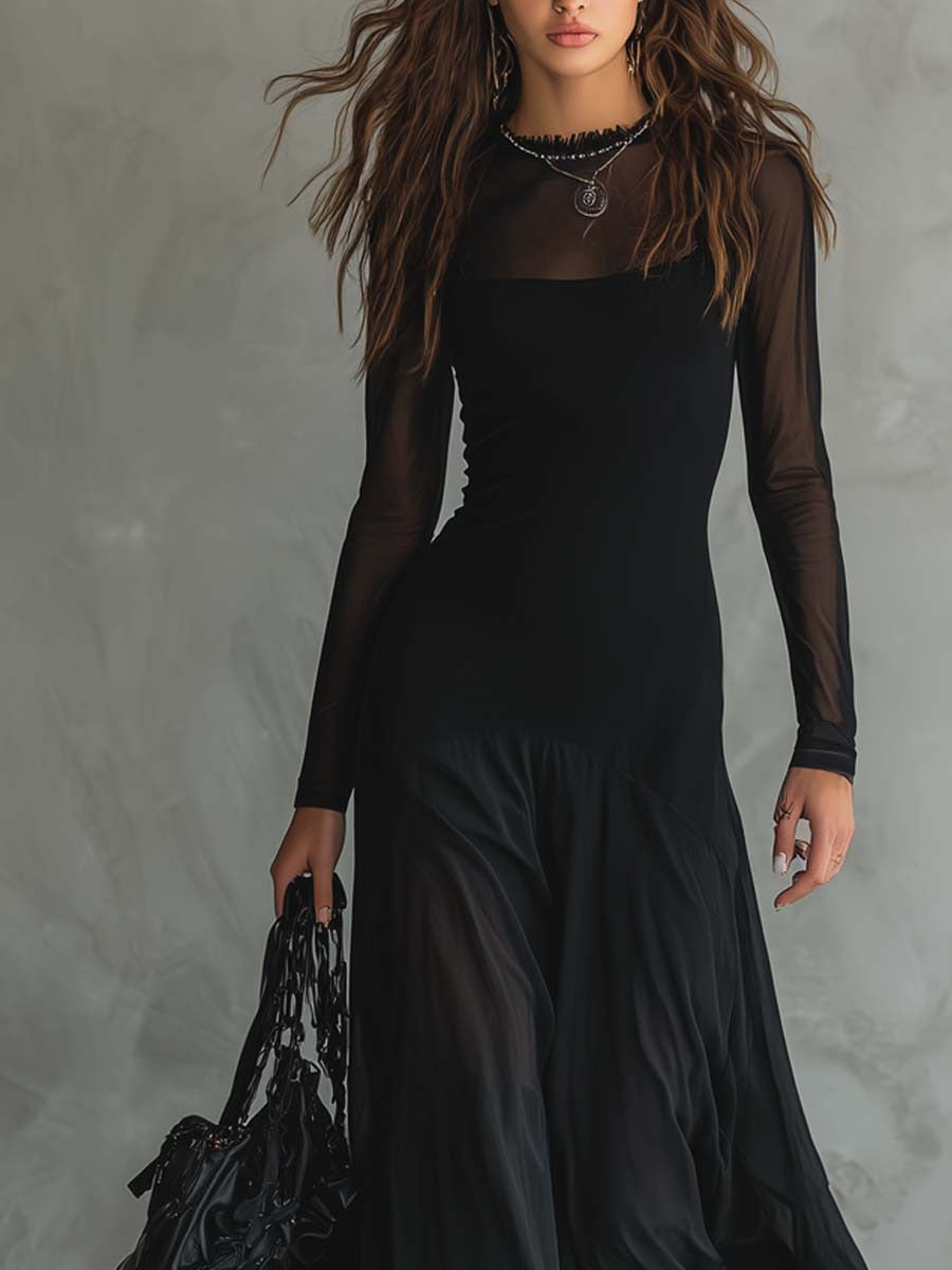 Yedra | Maxi-Jurk van Luchtige Tule